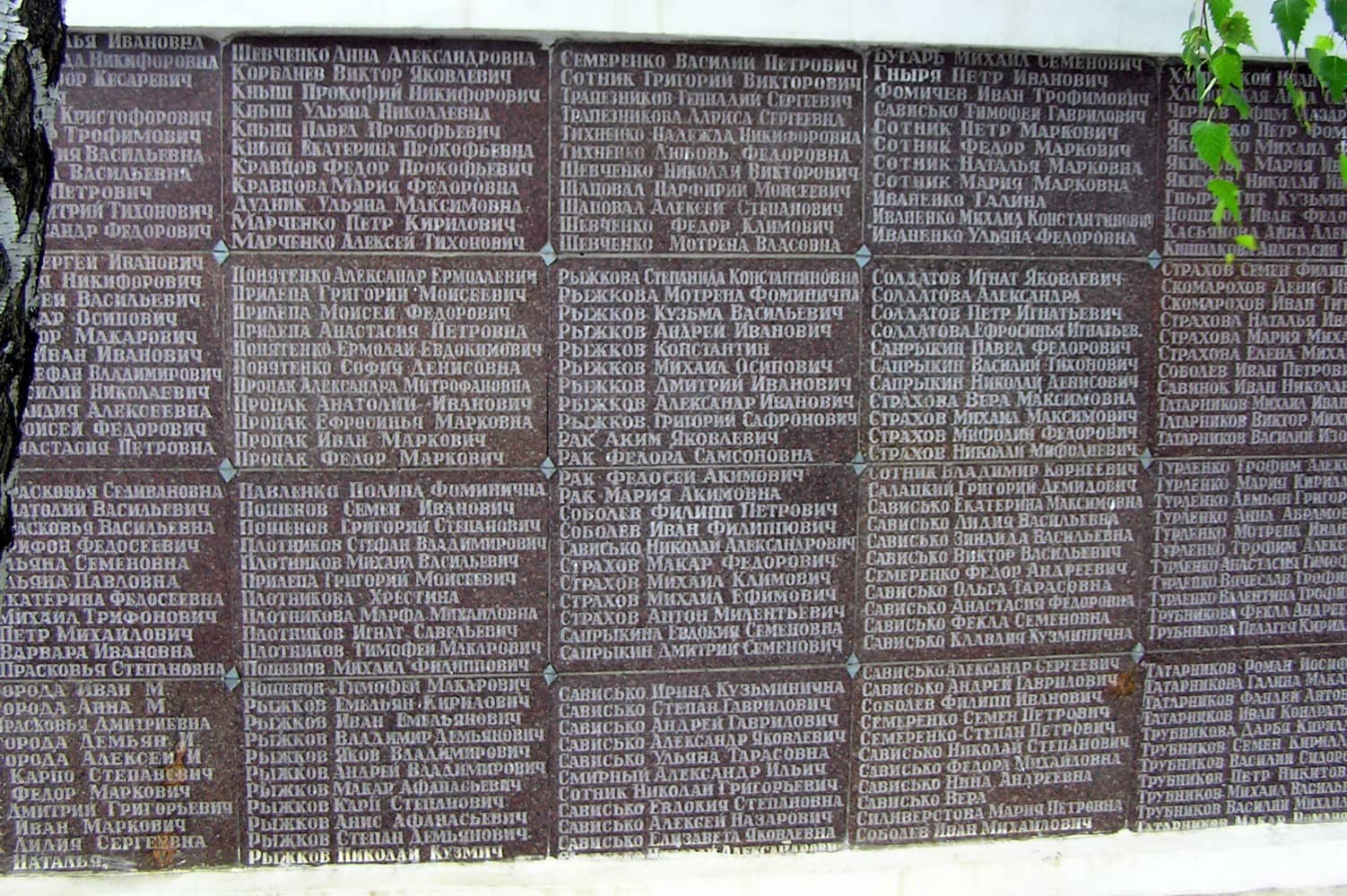Єфремівський меморіал 2006